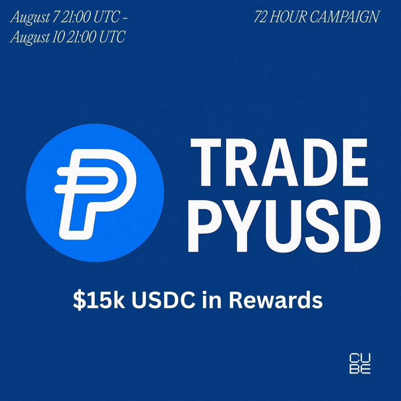 $15,000 Rewards: Trade PYUSD  $15,000 Rewards: Trade PYUSD